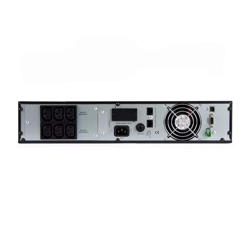 Unidade de alimentação ininterrupta Green Cell UPS13 — UPS online de dupla conversão, 1000 VA / 900 W, onda sinusoidal pura, 6 saídas AC, LCD, 2× baterias 12V 9Ah