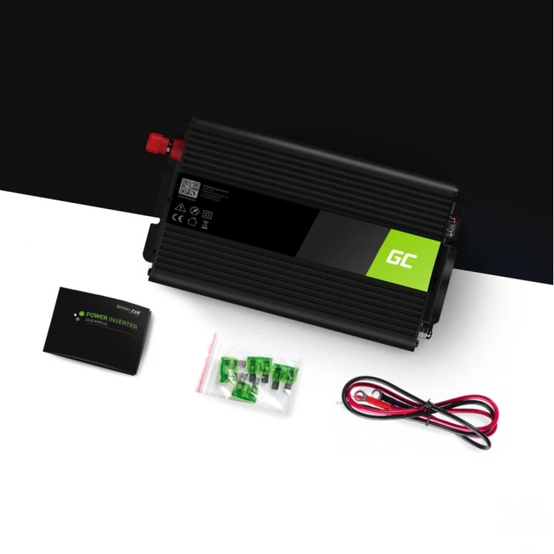 INV18 - Universal - Automóvel - 24 V - 1000 W - 230 V - DC para AC