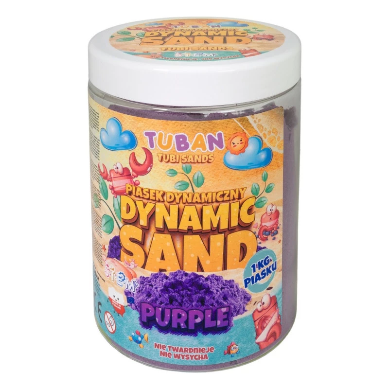 Tuban Kinetic Sand roxo 1kg