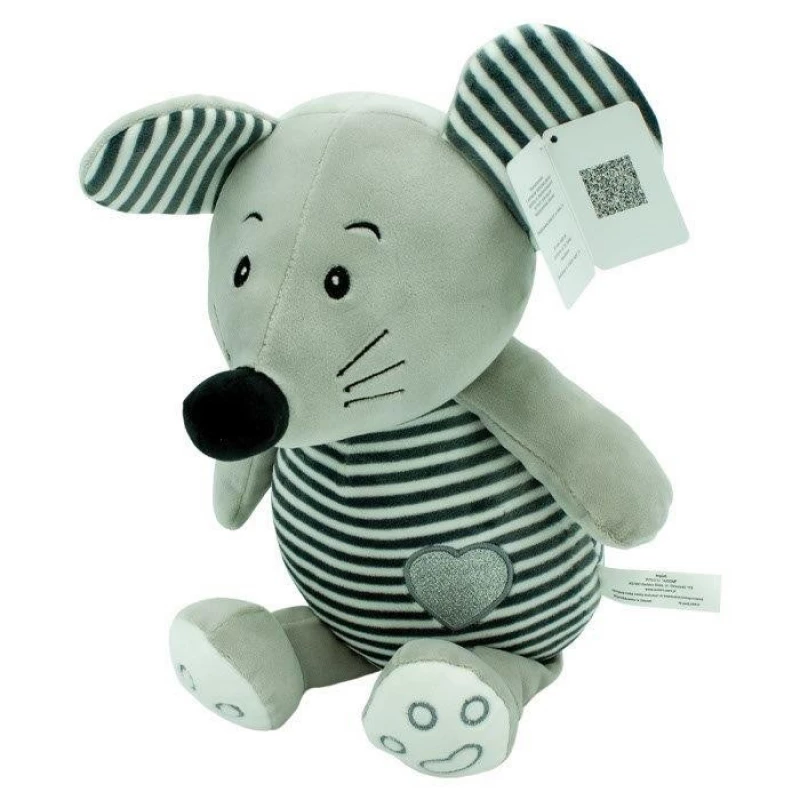 Rato de peluche às riscas 26 cm Tulilo