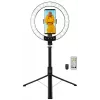 LogiLink anel de luz para smartphone com tripé pau de selfie, DM 20cm (AA0156)