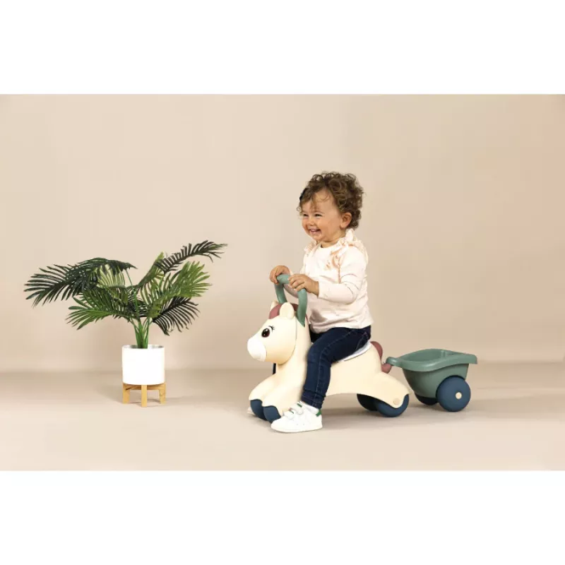 Little Smoby Baby Pony veículo de empurrar e deslizar
