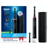 Escova de dentes elétrica rotativa Oral-B Pro 3 3500 para adultos preta