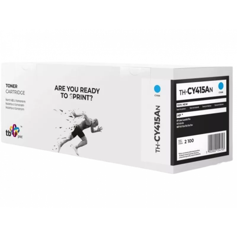 Toner para HP Color LJ Pro W2031A TH-CY415AN 100% novo ciano