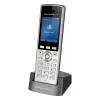 Grandstream Networks WP822 Telefone IP preto, prateado 2 linhas LCD Wi-Fi