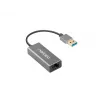 Natec Cricket NNC-1924 adaptador Ethernet de USB 3.0 Tipo A para RJ45, 1000 Mbit/s, cabo de 15 cm, preto