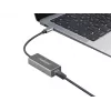 Natec Cricket NNC-1925 adaptador Ethernet de USB-C 3.1 Gen 1 para RJ45, 1000 Mbit/s, cabo de 15 cm, alumínio, cinzento