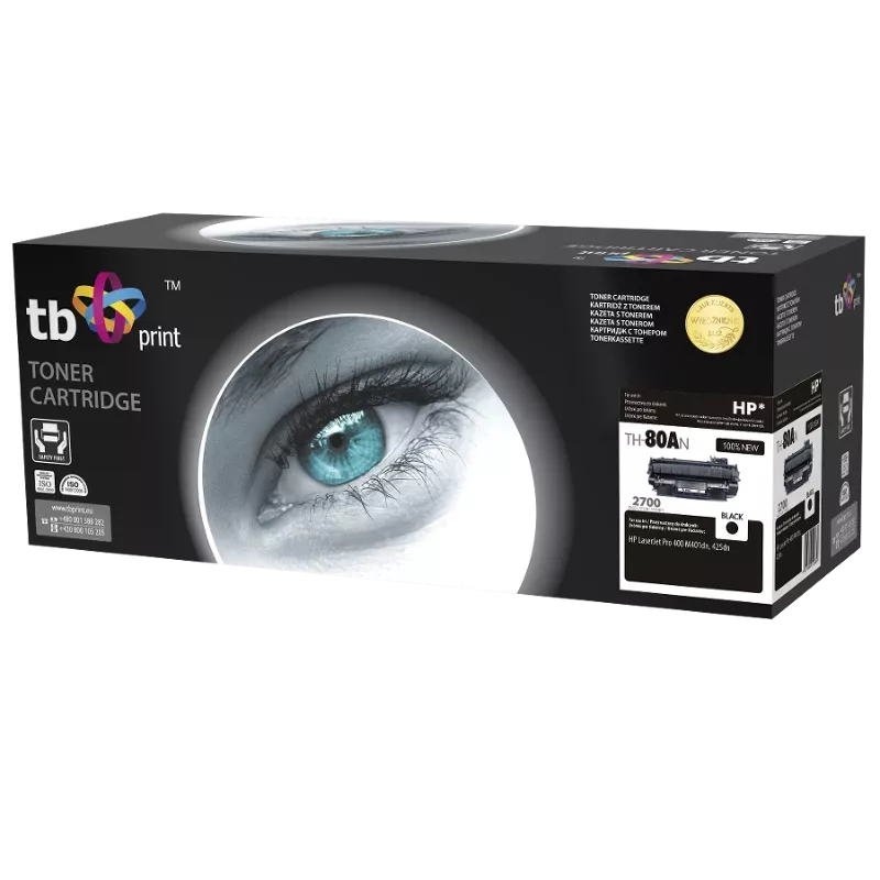 Toner TB compatível com HP CF280A, Bk, 2 700s, 100% novo