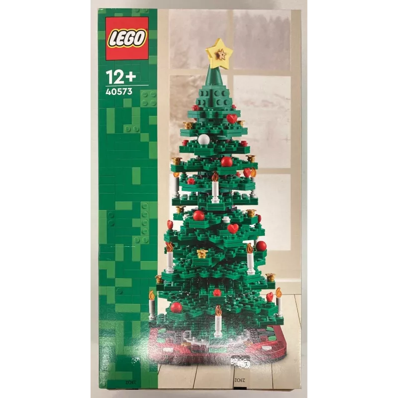 LEGO Árvore de Natal Conjunto 40573 – modelo sazonal de exposição, mini construção decorativa