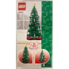 LEGO Árvore de Natal Conjunto 40573 – modelo sazonal de exposição, mini construção decorativa