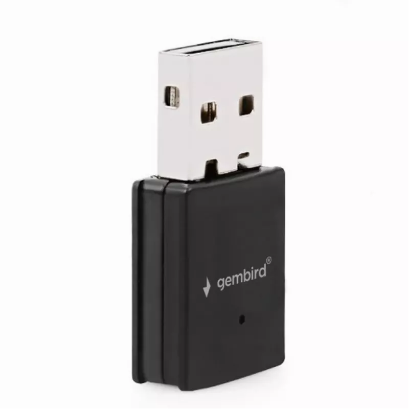 Adaptador USB 2.0 Wi-Fi Gembird WNP-UA300-01 — RTL8192EU, 2,4 GHz, 802.11b/g/n, 300 Mbit/s
