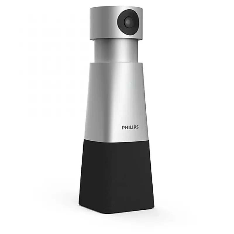 Philips PSE0550 SmartMeeting câmara portátil 4K para videoconferência com microfone integrado, 30 fps, USB, preto/prateado