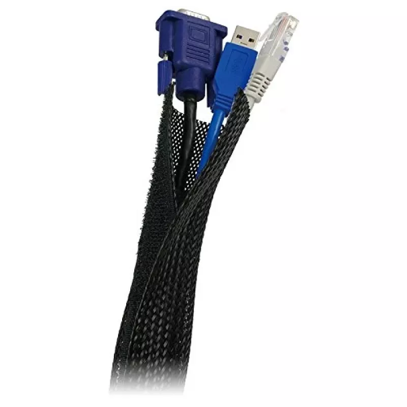 Organizador de cabos LogiLink KAB0006 preto