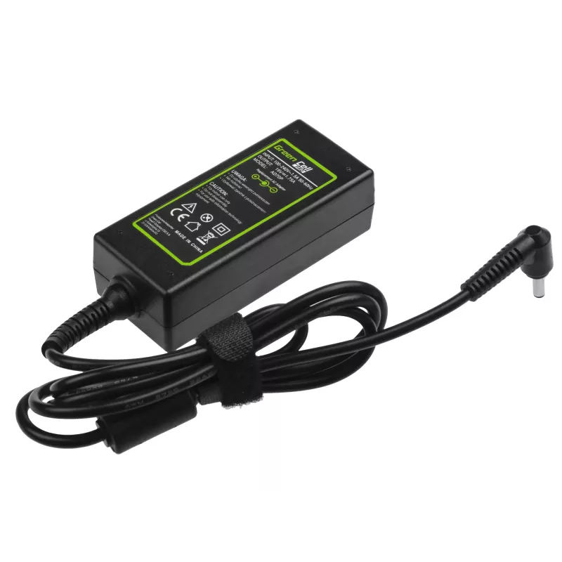 Fonte de alimentação Green Cell AD70P para portáteis ASUS, 33W, 19V 1,75A, interior, preto