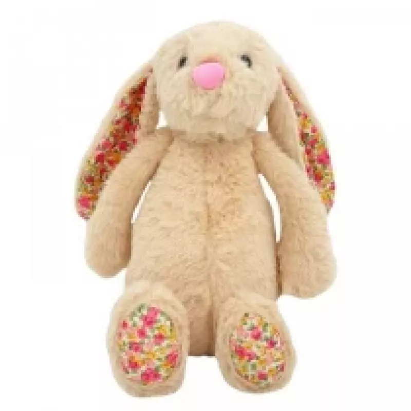 Peluche Coelho TULILO MichaeI 25 cm Bege Mascote de peluche