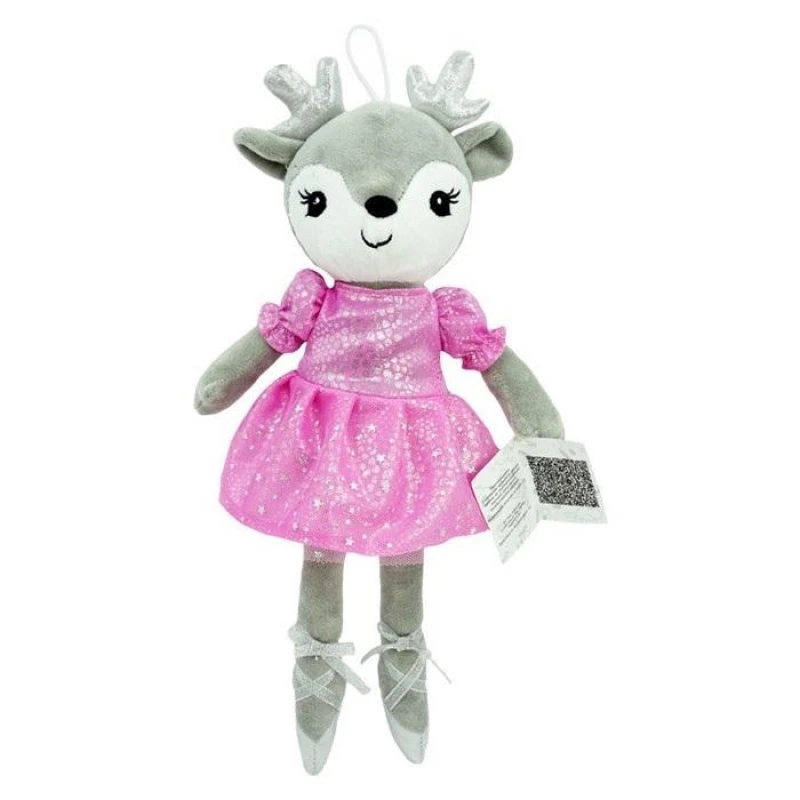 Peluche TULILO Celinka Veado 35 cm peluche macio, brinquedo para crianças