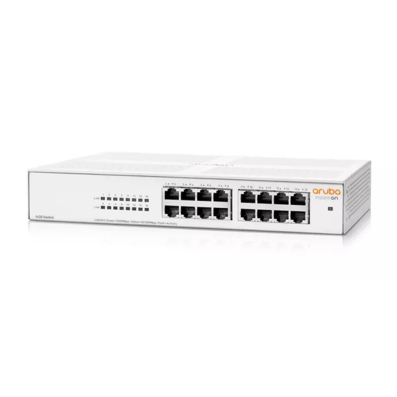 Aruba Instant On 1430 16G não gerido L2 Gigabit Ethernet (10/100/1000) 1U branco