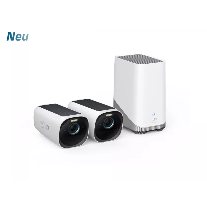 Eufy T88713W1 EufyCam S330 (eufyCam 3) - kit de 2 câmaras