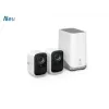 Eufy Security S300 EufyCam 3C conjunto de 2 câmaras câmara de vigilância exterior sem fios, câmara 4K, armazenamento local expansível até 16 TB, IA de reconhecimento facial