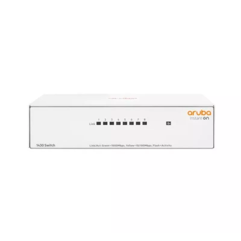 Switch não gerido Aruba Instant On 1430 8G L2 Gigabit Ethernet 8 portas