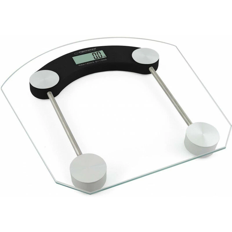 Esperanza - Balança de pessoas de casa de banho Nza Pilates EBS008K cor transparente (EBS008K)
