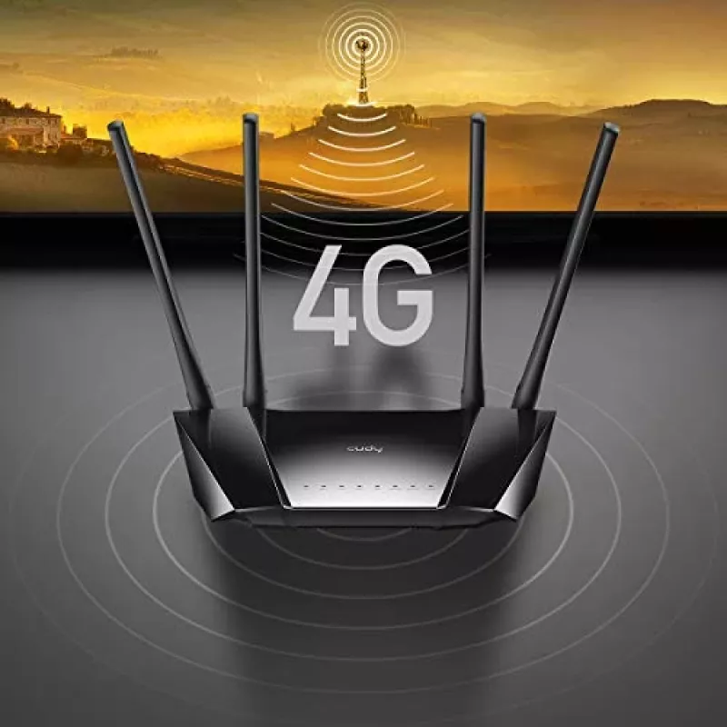 Router sem fios Cudy LT400 Fast Ethernet Single-band (2.4 GHz) 4G Preto