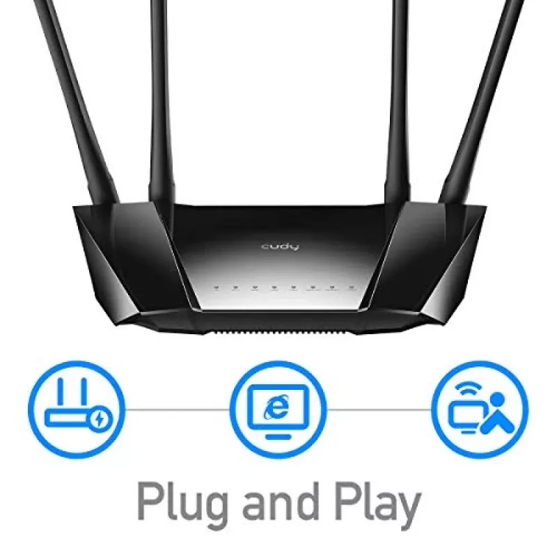 Router sem fios Cudy LT400 Fast Ethernet Single-band (2.4 GHz) 4G Preto