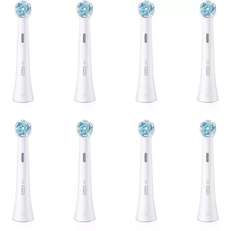 Cabeça de escova de dentes Oral-B iO Ultimate Clean, pack de 8 cabeças de substituição