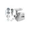 Esperanza EKM012E Meatball picadora de carne elétrica, 600 W, 3 discos de corte, acessórios para salsichas e kebbe, cinzento