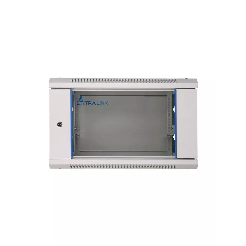 Armário Rackmount Extralink 4U 600x600 cinzento montado na parede