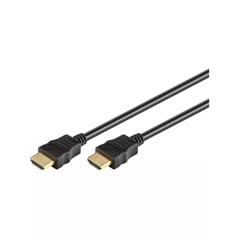 Cabo HDMI™ Ultra High-Speed com Ethernet Goobay Series 2.1 8K, 5 m, preto - cabo de alta velocidade para 8K@60 Hz (52766)