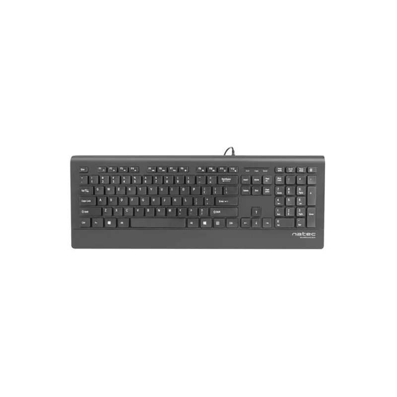 Natec Barracuda - teclado - US - preto - teclado - inglês US - preto