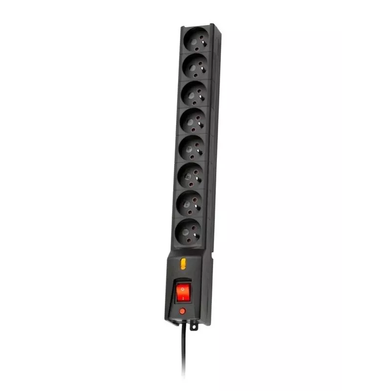 LESTAR 1966004055 cabo de extensão 3 m 230 V AC tomada(s) interior preto