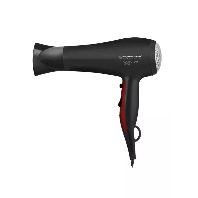 Esperanza Pamela EBH004K secador de cabelo, 2200 W, preto