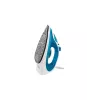 Ferro a vapor Esperanza EHI002 Slider, 2200 W, base cerâmica, vapor vertical, branco/azul