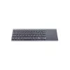O Tracer EXpert RF é um teclado sem fios ergonómico de tamanho completo com disposição QWERTY, teclas de membrana e um design esguio preto e cinzento. Concebido para uso doméstico e de escritório, combina um touchpad integrado e teclas multimédia com uma ligação sem fios de 2,4 GHz para oferecer uma solução de introdução compacta para televisores, consolas, portáteis e PC clássicos.