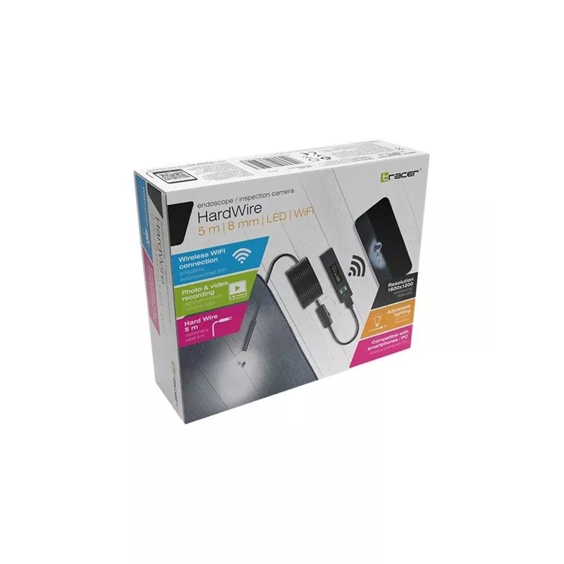 Tracer HardWire 1600 x 1200 Endoscópio com fio e sem fios