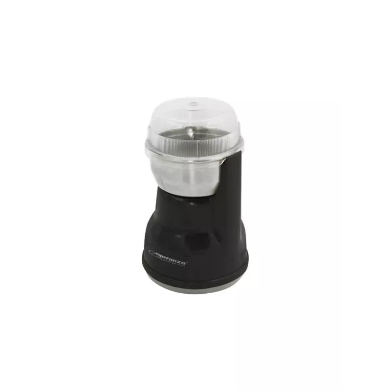 Moinho de café com lâminas ESPERANZA EKC002K – 160 W, capacidade 50 g, definições ajustáveis, preto