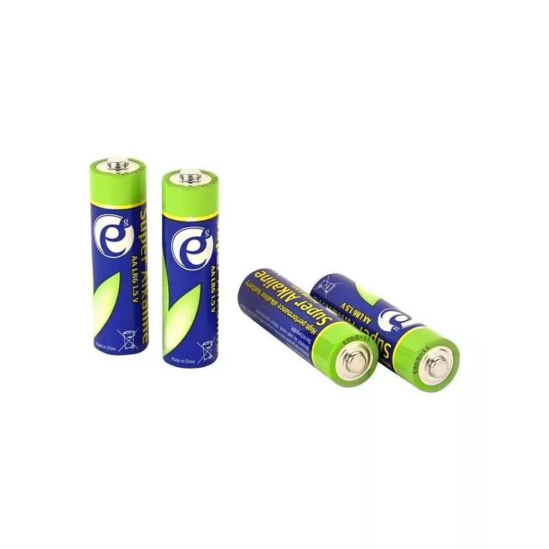 Pilha doméstica Gembird EG-BA-AA4-01 pilha descartável AA alcalina
