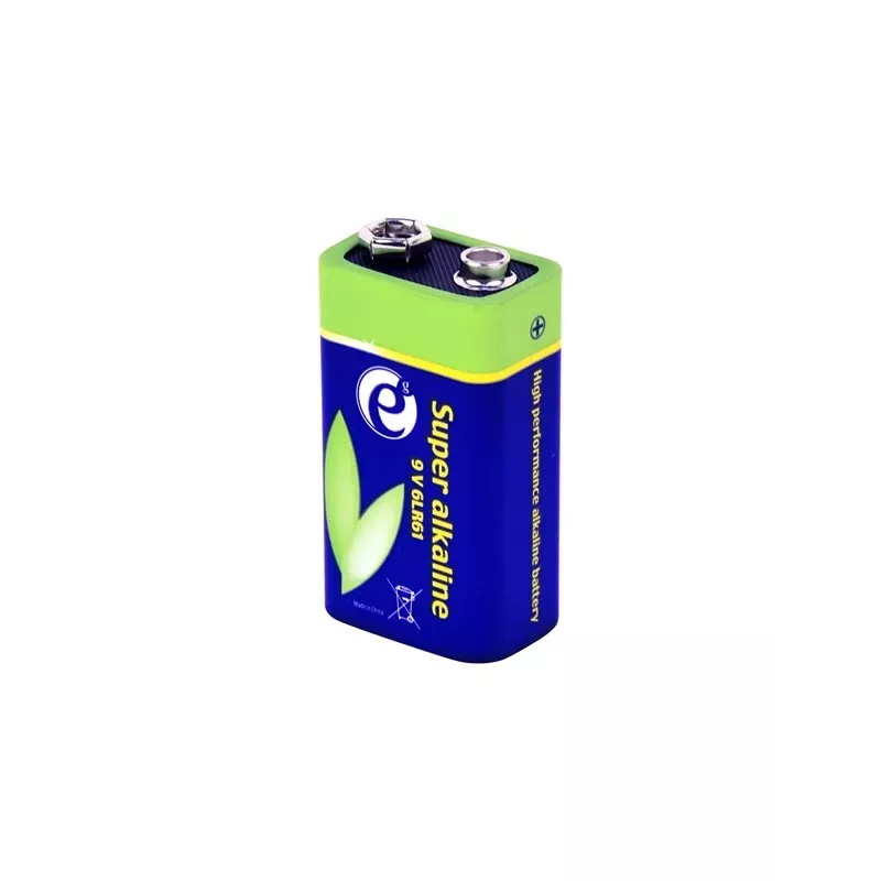 Pilha doméstica Gembird EG-BA-6LR61-01 pilha descartável alcalina