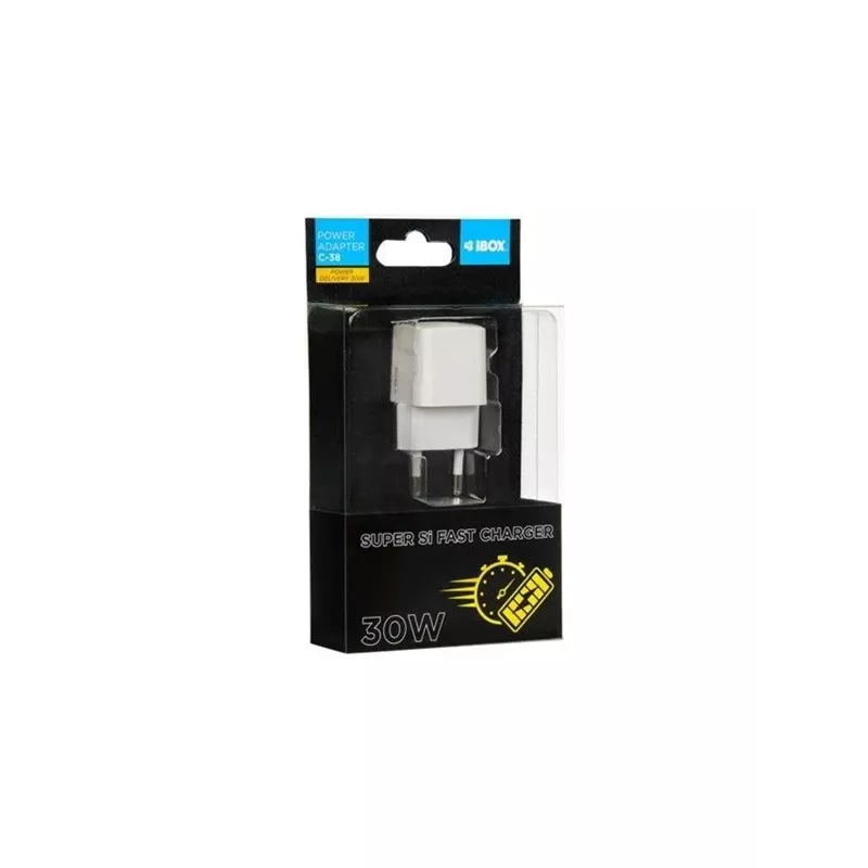 Fonte de alimentação IBOX C-38W - USB-C - 30 Watt