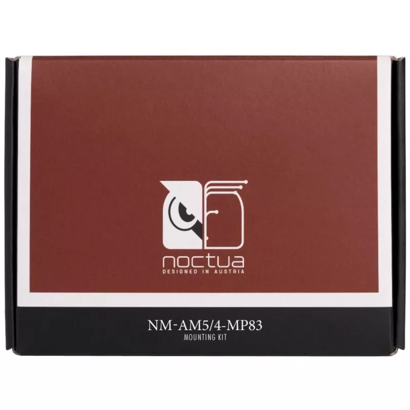 Conjunto de montagem Noctua NM-AM5/4-MP83 cromado preto para socket AM4 AM5