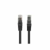 Cabo de rede LANBERG PCU6-10CU-0050-BK Cat6 U/UTP RJ-45 0,5 m preto
