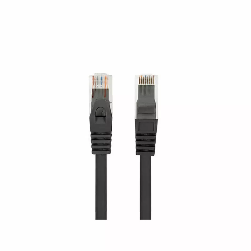 Cabo de rede LANBERG PCU6-10CU-0050-BK Cat6 U/UTP RJ-45 0,5 m preto