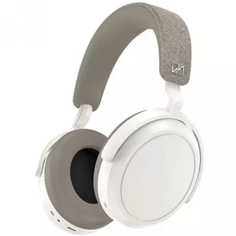 Sennheiser MOMENTUM 4 Wireless 509267 auscultadores circum-auriculares, Bluetooth 5.2, ANC, 60 h, 2,5 mm, USB-C, brancos