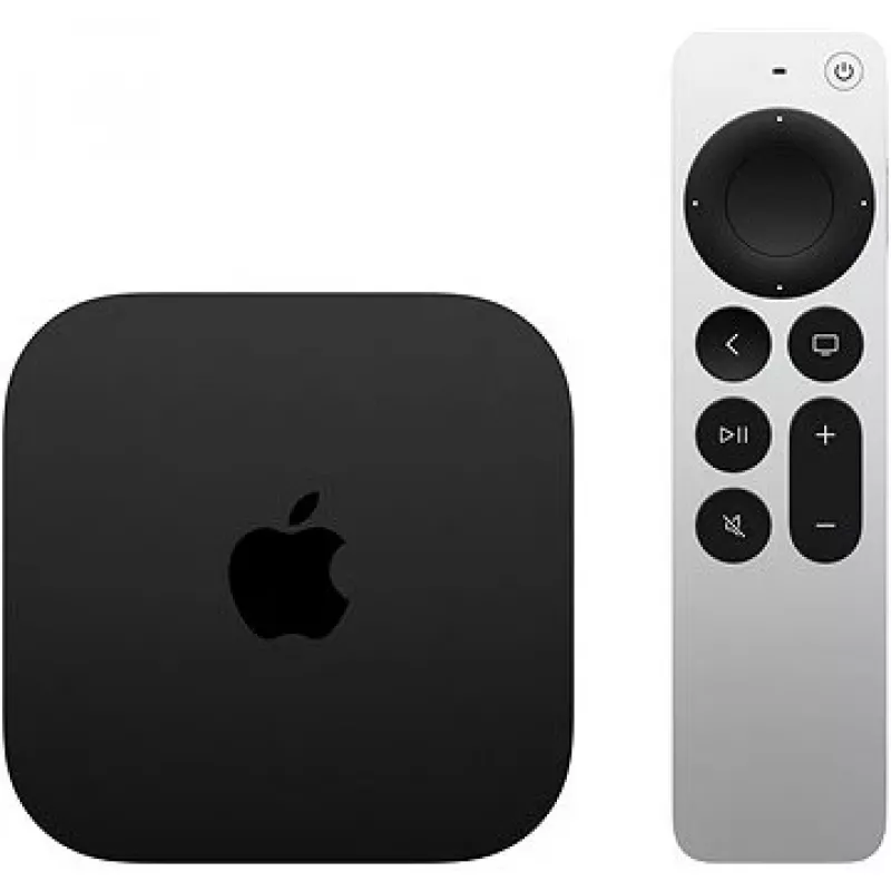 Apple TV 4K preto, prateado 4K Ultra HD 128 GB Wi-Fi Ethernet LAN