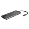 NATEC Fowler Plus USB Type-C preto cinzento MicroSD SD hub