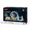 CubicFun 306-20532 City Line London LED puzzle 3D, 186 peças