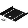 Suporte de montagem para disco rígido Goobay Wentronic 2,5 para 3,5, preto – adequado para montar um disco rígido de 2,5 numa baía de 3,5 (93990)
