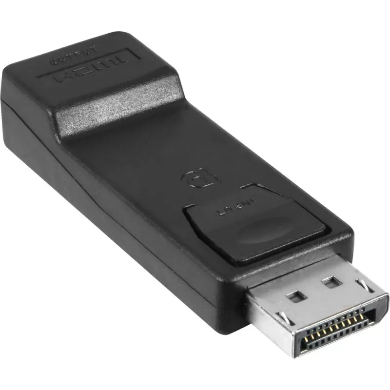 Wentronic Goobay adaptador DisplayPort para HDMI 1.1, conector fêmea HDMI standard (tipo A) - conector fêmea HDMI standard (tipo A) > ficha DisplayPort (51719)